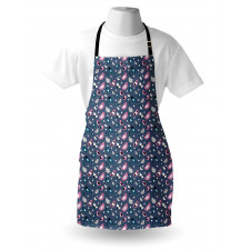 Avian Animals Polka Dots Apron