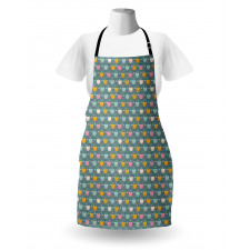 Smiling Cartoon Mice Apron