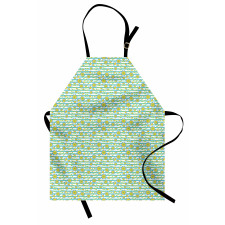 Summer Flowers Stripes Apron