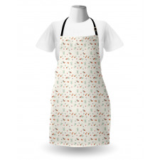 Pine Branches Berries Cones Apron