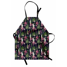 Palm Leaves Flowers Apron