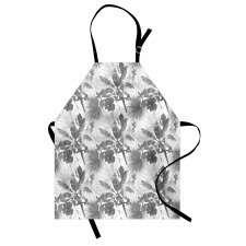 Monochrome Exotic Parrot Apron