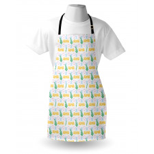 Aloha Colorful Exotic Summer Apron