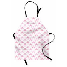 Cutsy Love Flamingos Art Apron