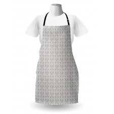 Continuous Floral Motif Apron