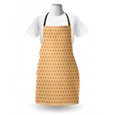 Basenji Dogs and Paws Pattern Apron