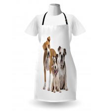 Funny Various Breeds of Dogs Apron