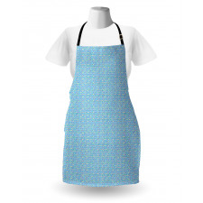 Folkloric Eastern Stars Art Apron