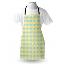 Pastel Geometric Dotted Apron