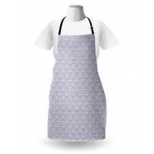 Pastel Tones Floral Motif Apron