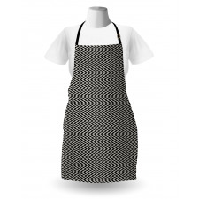 Edgy Lines with Zigzags Art Apron