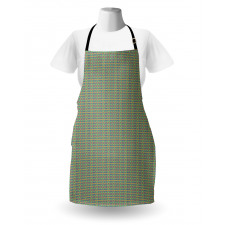 Motif in Circles Symmetry Apron