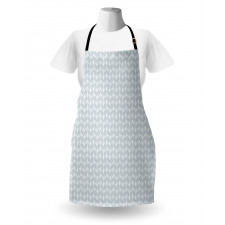 Pastel Monochrome Waves Apron