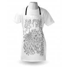 Blossoming Branch and Bird Apron