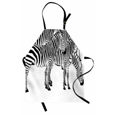 Wild Zebras Apron