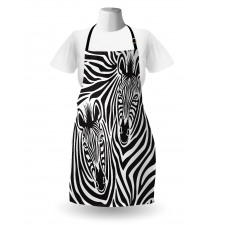 Zebras Eyes and Face Apron