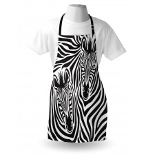 Zebras Eyes and Face Apron