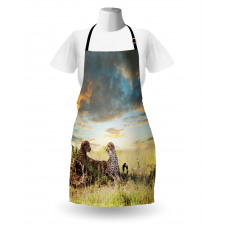 Dangerous Cheetahs in Africa Apron