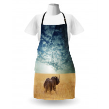 Rhino Dramatic Cloudy Sky Apron