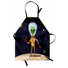 Funny Creature in a Spacesuit Apron