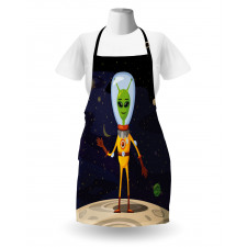 Funny Creature in a Spacesuit Apron