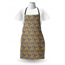 Ornate Botanical Elements Apron