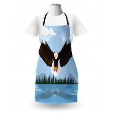 Landscape Illustration Art Apron