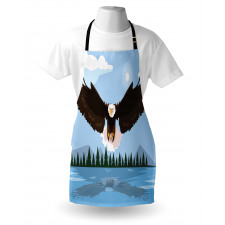 Landscape Illustration Art Apron