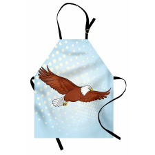 Pop Art Comic Falcon Bird Apron