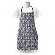 Garden Scene in Pastel Tones Apron