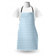 Grunge Hexagons Pattern Apron