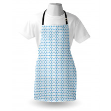 Grunge Hexagons Pattern Apron