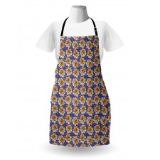 Flowers Round Spots Apron