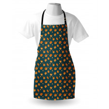 Petal and Buds on Polka Dots Apron