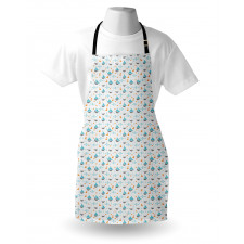 Sailboat Seagull Fishes Apron