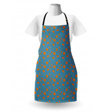 Thin Peduncle Flowers Apron