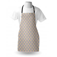 Abstract Geometric Flower Apron