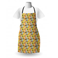 Creative Grunge Squares Apron