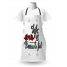 Life is Roses Motif Apron