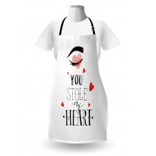 You Stole My Heart Woman Eye Apron