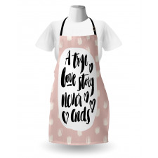 Love Story Saying Apron