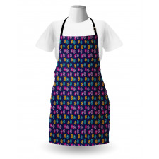 Colorful Flowers Love Apron