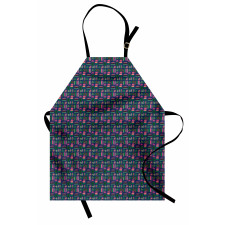 Contemporary Vibrant Leaves Apron