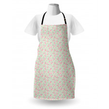 Roses Leaves Apron