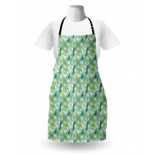 Creative Tropical Leaves Apron