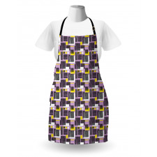 Modern Stripe and Squares Apron