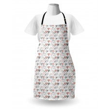 Hearts and Keys Apron