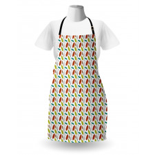 Creative Autumn Leaf Pattern Apron