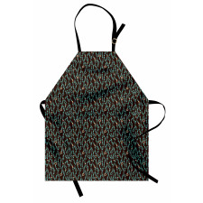 Nostalgic Pattern of Circles Apron