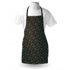 Nostalgic Pattern of Circles Apron